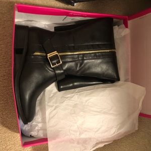 Brand new never worn black riding boots